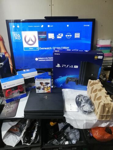 playstation 4 �������� �� �������������� в Кыргызстан | PS4 (Sony Playstation 4): Playstation 4 pro 1000gb, полный комплект, приставка привозная