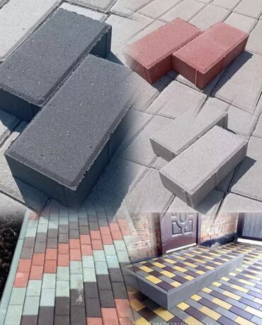 Евробрусчатка: Прессованная брусчатка высокого качества,в форме кирпича,есть все — 6