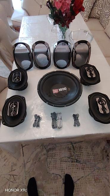 maşın videoları: Avtomobil üçün səs sistemi komplekti Tərkib: - JBL CS1214 subwoofer — 1