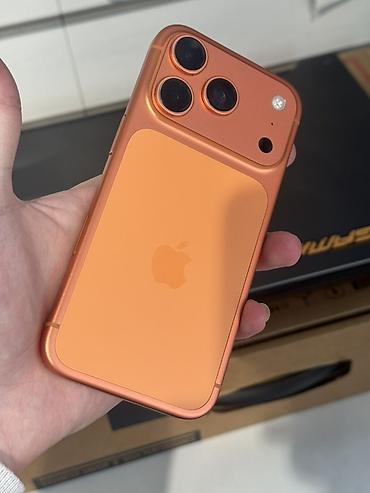 12 pro max 256 gb: IPhone 17 Pro, 256 GB, Narıncı, Face ID, Simsiz şarj, Zəmanət — 1