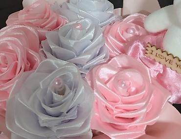 houseware: Ručni buketi od satenskih i organza cvetova - Ručno izrađeni — 2