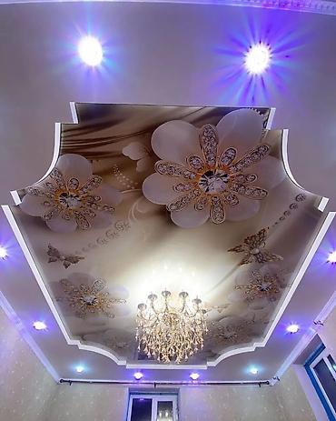 Натяжной потолок: Натяжной потолок Глянцевое, Матовое, 3D потолки Монтаж, Бесплатный замер, Гарантия — 6