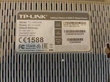 huawei router: TP-Link TD-W8151N – 150Mbps Wireless N ADSL2+ Modem/Router — 2