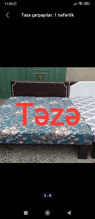 Çarpayılar: Yeni, Təknəfərlik çarpayı, Bazasız, Siyirməsiz, Azərbaycan — 18