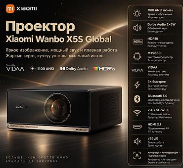 Проектор Xiaomi Wanbo X5S Global — домашний кинотеатр с ярким
