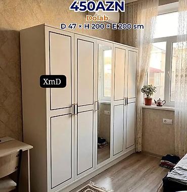Мебель для дома: Yataq otağı üçün iri həcmli qarderob dolabları - Model: 6 qapılı — 5