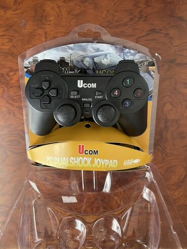 Telefon üçün gamepadlar, triggerlər: UCOM brendinin PC üçün dualshock coystiki. USB qoşulma növü ilə təchiz