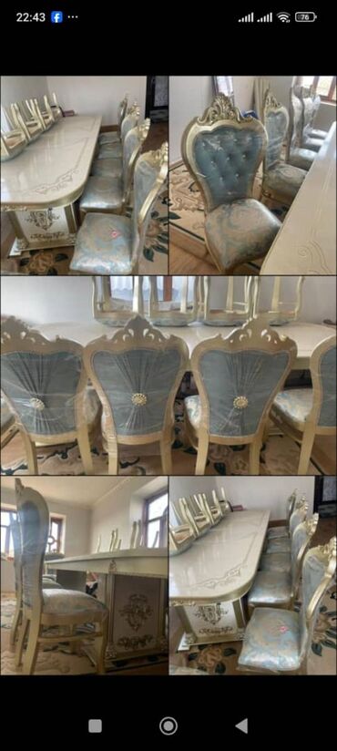 стульчики для кормления новый: Стол и стул для зала, цвет - Голубой