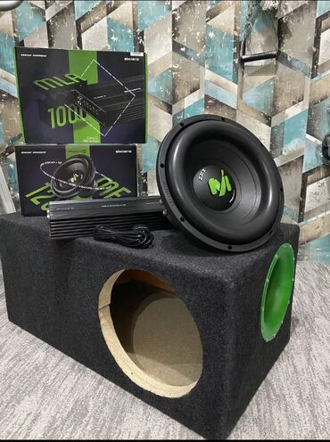 Усилители звука: Сабвуфер Deaf Bonce динамик 800w rms max 1600w усилитель моноблок