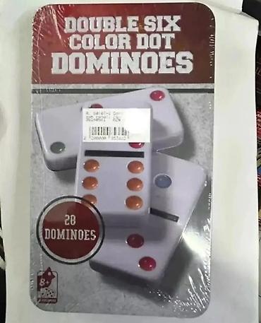nerd dasi: Stolüstü oyunlar dəsti – domino, loto və zərlər - Domino: Taxta — 8