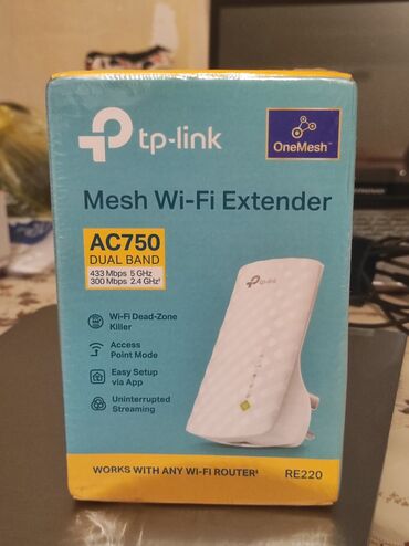 пассивное сетевое оборудование ritar: Продаётся усилитель Wi-Fi сигнала TP-link AC750, Range Extender RE200