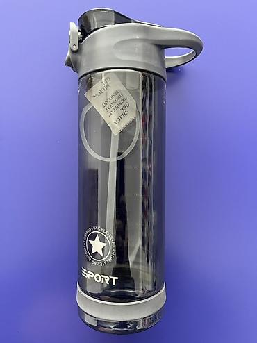 icki: Sport su qabı – pipetkali, ölçü şkallı, qapağı düymə ilə açılan. - — 4