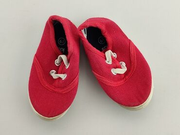 czerwone buty sportowe adidas: Buciki niemowlęce, 19, stan - Dobry