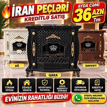 ıran peç: İran peçi – klassik və zövqlü interyer üçün dekorativ dizayna malik — 1