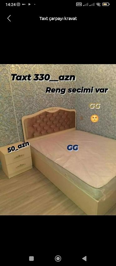 qosa taxt: Yeni, İkinəfərlik çarpayı, Matras ilə — 1