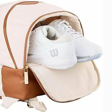 nike elite сумка: Теннисный рюкзак Wilson RF The Lawn CollectionТеннисный рюкзак Wilson — 6