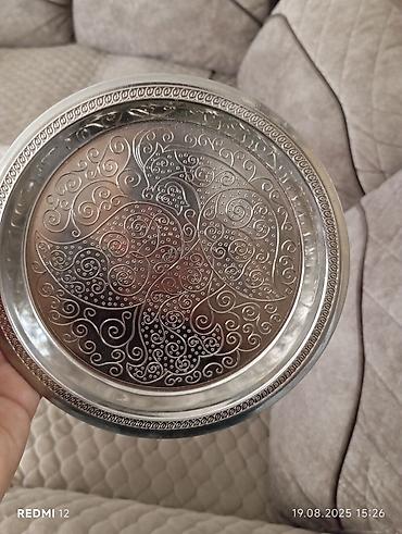 qedimi sufre: Nəlbəkilər, 6 ədədli dəst, rəng - Gümüşü, Metal — 1