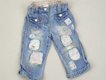 legginsy jeans allegro: Spodnie jeansowe, Next, 3-6 m, stan - Dobry