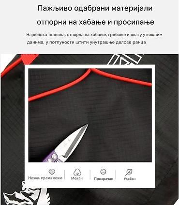 cube: Nov ranac od vodootpornog poliestera otpornog na habanje. Kapacitet — 3