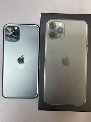 поко ф2 про цена в бишкеке: IPhone 11 Pro, 64 ГБ, Matte Midnight Green, Куту, 90 %