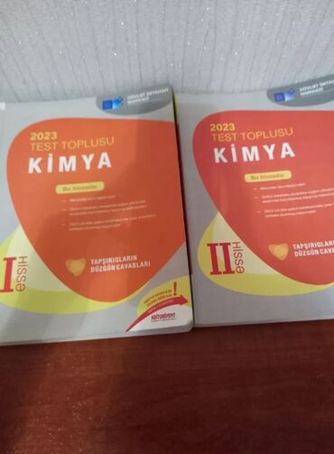 Testlər: Kimya 1 ve 2 ci hisse test toplusu. cox seliqeli işledilib. 2023 yeni