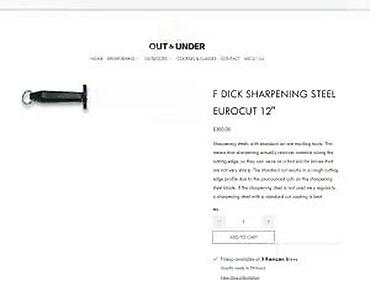 Ostala kuhinjska oprema: F. Dick Eurocut 12" ocilica za noževe – Made in Germany - — 3