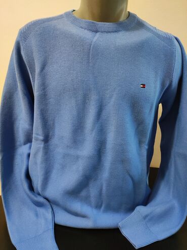 Džemperi: Džemper, Tommy Hilfiger, bоја - Siva, Pamuk — 3