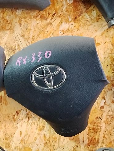 Подушка безопасности в рулевое колесо (водительская) Toyota, кожаная