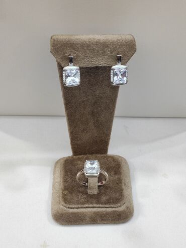кольцо серебро 925 пробы цена бишкек: Серебряный Набор 925 пробы Дизайн под Италия Размеры имеются Цена