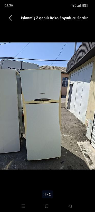 soyducu ev ucun: İşlənmiş 2 qapılı Stinol Soyuducu Satılır, rəng - Qırmızı, Dispenserli — 8