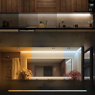 maxi staklene case: CCT COB LED TRAKA 608 LED/M 12V | U ponudi i kontroleri kao i — 2