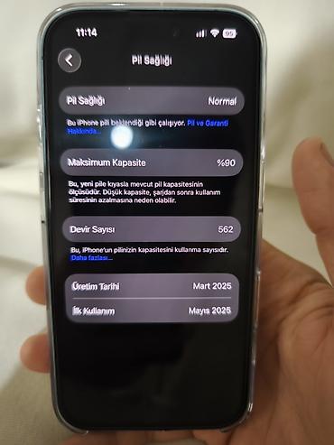 iphone 14 satisi: IPhone 16, 128 GB, Mavi, Face ID — 2