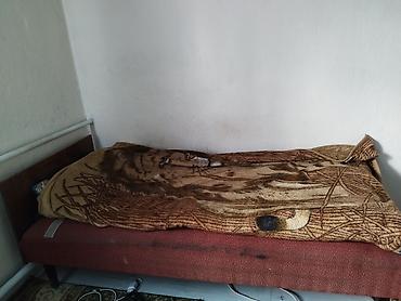 1 кишилик кровать: Односпальная кровать, Б/у, С матрасом, длина - 190 см — 1