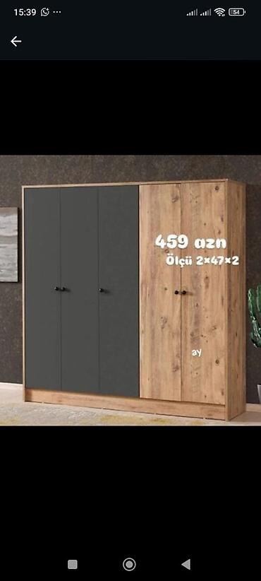 Mebel dolabı – müasir dizayn - Model: 4 qapılı paltar şkafı - lalafo.az -da Mebel dolabı – müasir dizayn - Model: 4 qapılı paltar şkafı -