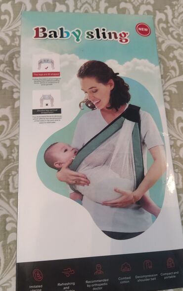 uşaqlar üçün steytbord şlemlər: Baby sling istifadə edilməyib yenidir