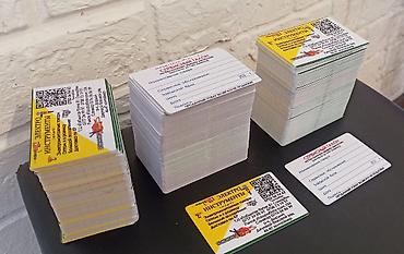 Печать: Струйная печать, | Визитки, Наклейки, Брошюры — 9