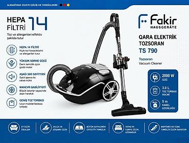 tozsovran: Tozsoran Fakir Məhsul: Fakir TS 790 qara elektrik tozsoranı Güc: 2000 — 1