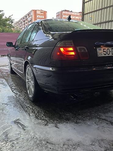 bmw 525i: BMW 3 Series E46 sedan – qara rəng Xüsusiyyətlər: - Kuzov: sedan, E46 — 3