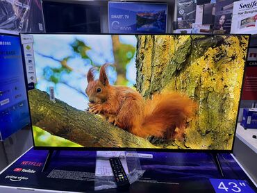 Телевизоры: Телик Телевизоры Samsung Android 13 с голосовым управлением, 43 — 18