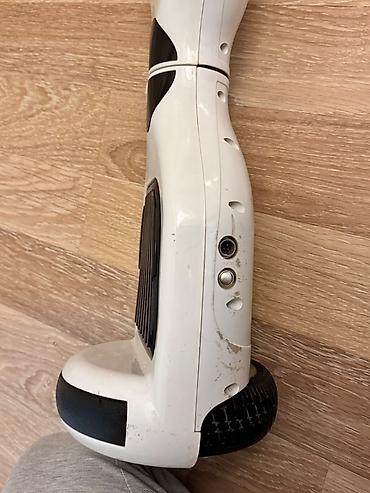 irşad electronics segway: Elektrik hoverboard (özünü tarazlayan skuter) - Rəng: ağ, qara rezin — 8