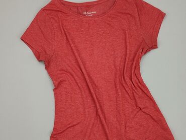 czerwone bluzki swiateczne: T-shirt, George, M, stan - Idealny