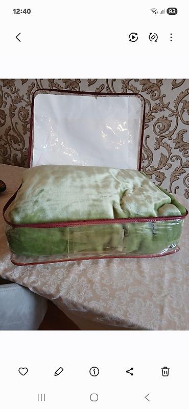 Türkiyənin Tac firmasının 2 nəfərlik odeyalı. İşlənməyib. heçbif
