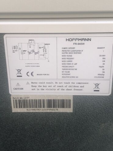 Soyuducular: İşlənmiş Hoffman Soyuducu Satılır, rəng - Ağ — 3