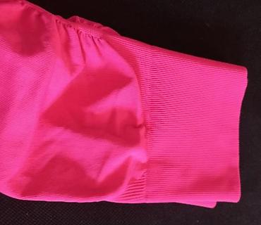 Helanke, biciklistički šortsevi: Ženske sportske helanke – hot pink - Visok struk sa širokim — 12