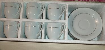 чайный набор: Чайный набор, цвет - Белый, 6 персон, Германия