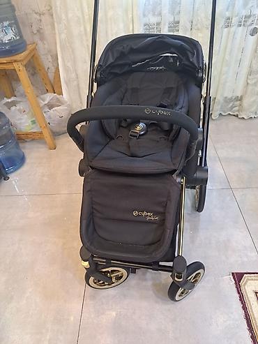 cybex uşaq arabası: Cybex Priam “Wings by Jeremy Scott” uşaq arabası - Rəng: qara, qızılı — 1