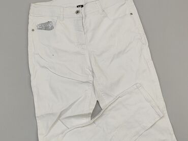 spódniczka jeansowe biała: Jeansy, M, stan - Dobry