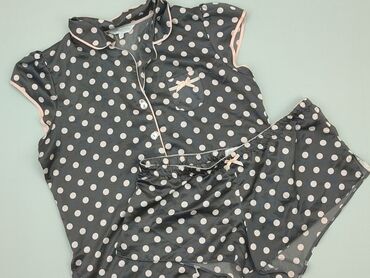 czarne eleganckie bluzki krótki rękaw: Pyjama set, XL (EU 42), condition - Very good