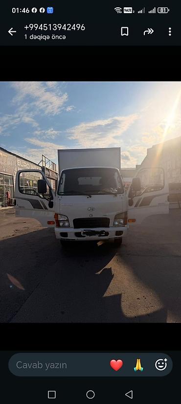 masin cesqa: Hyundai HD75L yük maşını – furqon kuzovlu - Marka/model: Hyundai — 1
