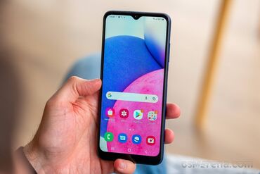 Mətbəx texnikası: Samsung Galaxy A03s, 64 GB, rəng - Göy, Barmaq izi